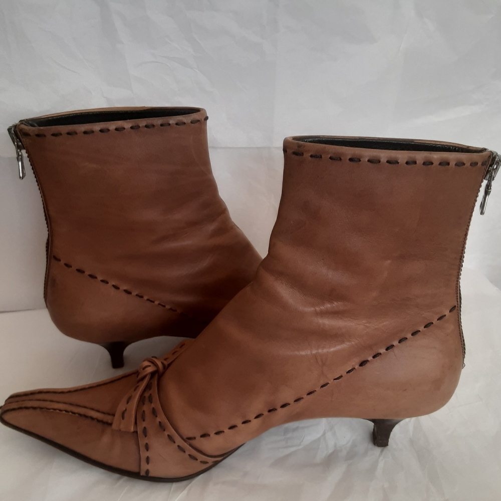 Prada milano bow womens boots sz 36 leather - Picture 9 of 14